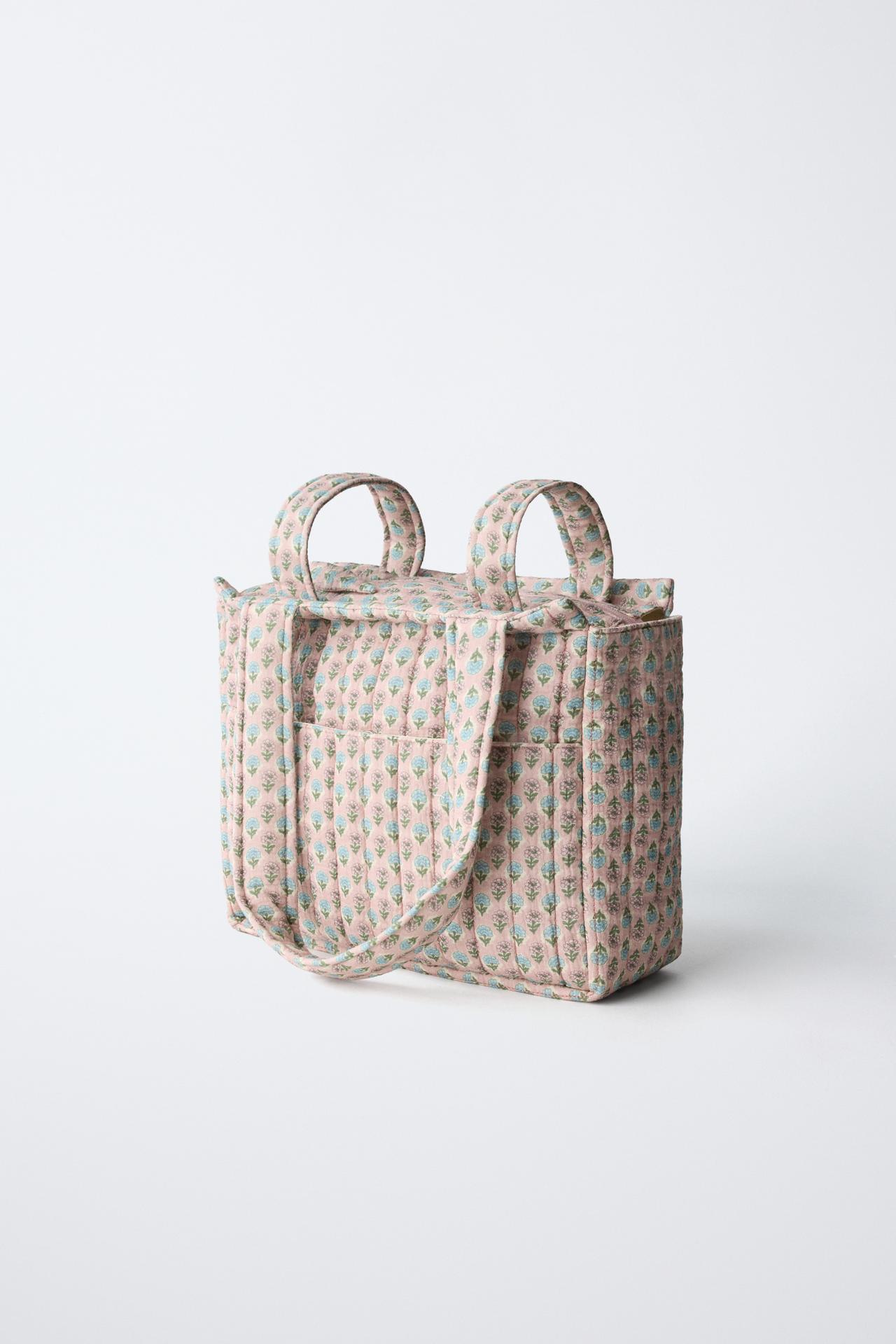 Floral Maternity Bag — Pink