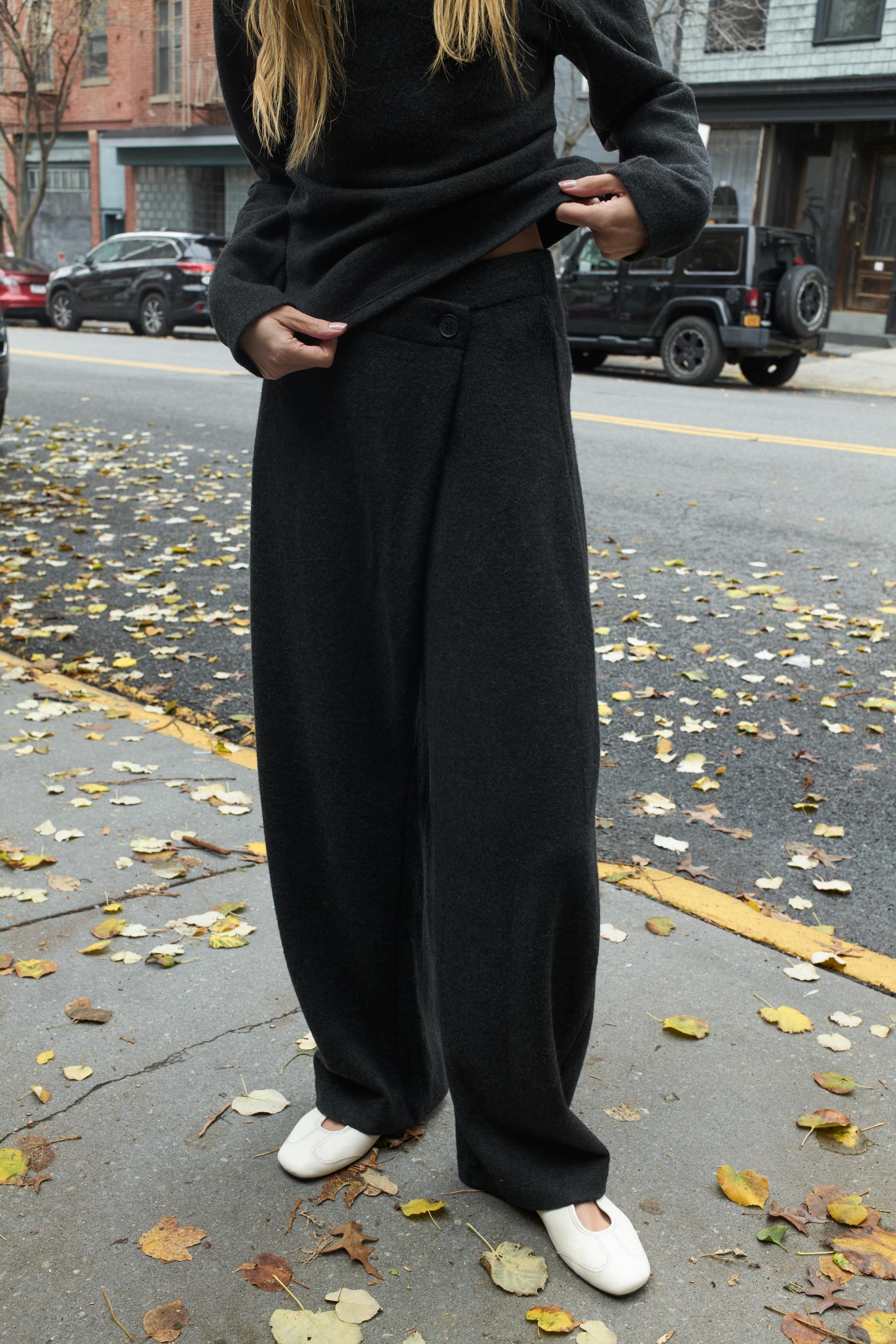 CROSSOVER PANTS - Gray | ZARA United States