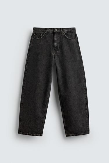 JEANS BAGGY FIT - Nero di Zara