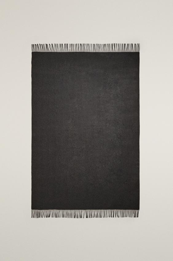 MANTA DE CASHMERE - Caqui da Zara - Imagem 0