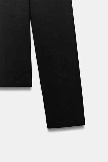 BASIC COTTON T-SHIRT - Black de Zara - Image 6