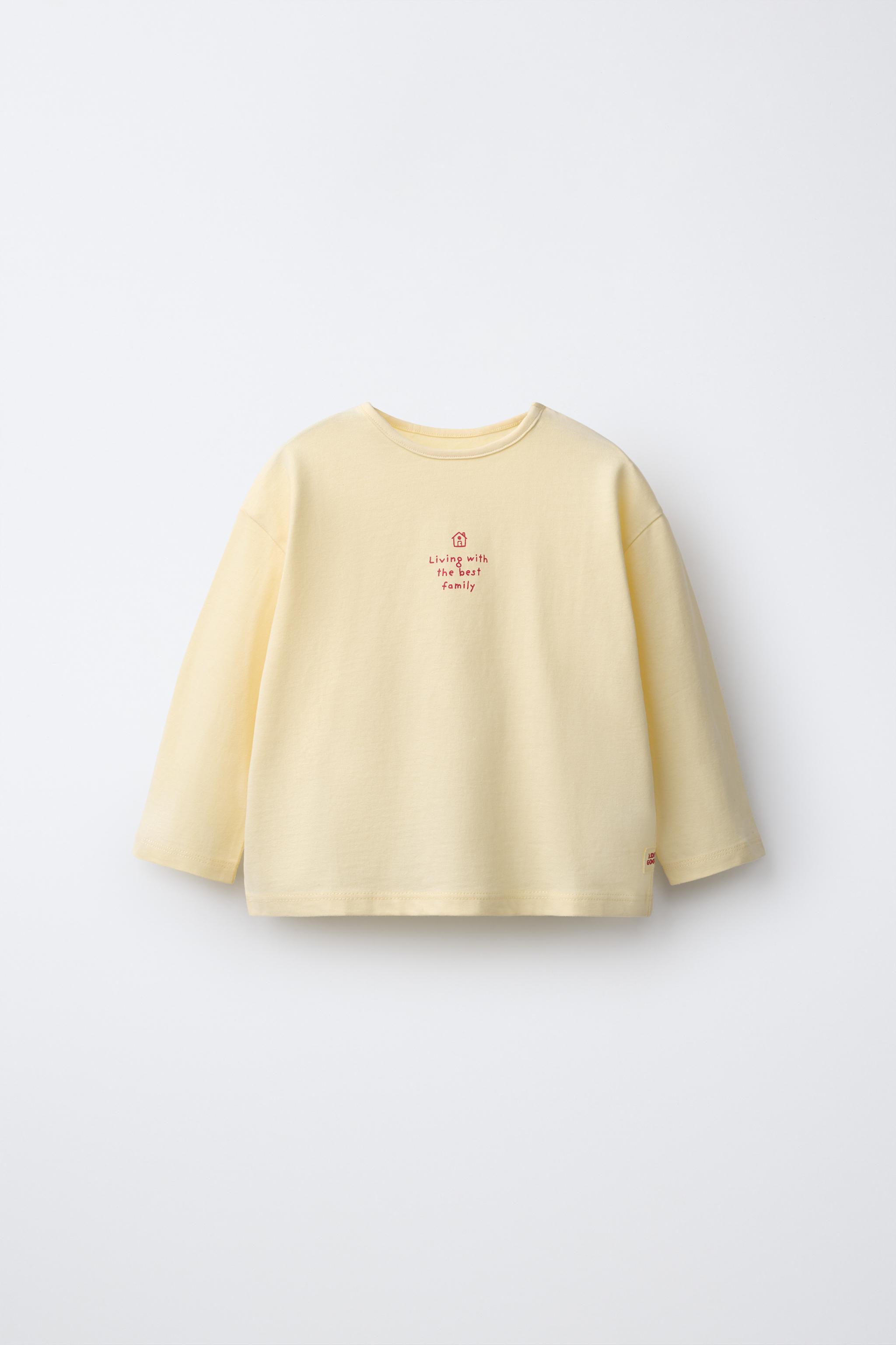 THREE-PACK OF LABEL T-SHIRTS — Brown / White