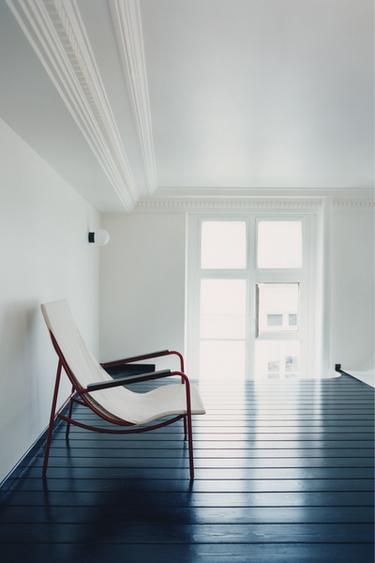 Zara METAL FRAME CHAIR WITH COLOR - Ecru / Red