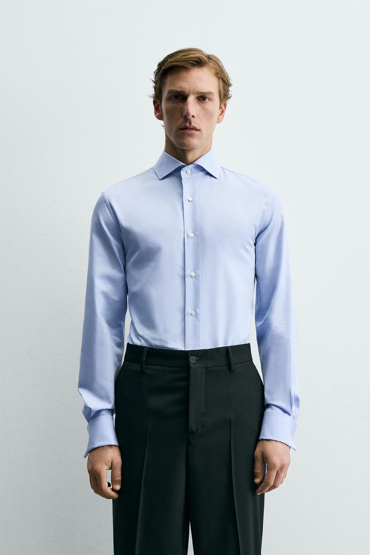 ZARA SLIM FIT SHIRT WITH CUFFLINKS