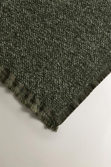 PLAID CHENILLE - Vert de Zara - Image 1