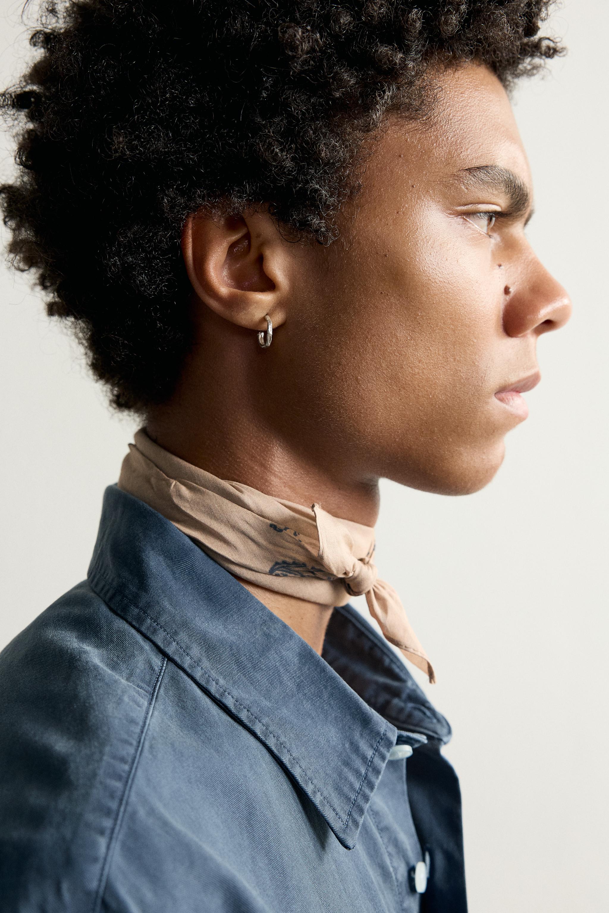 Zara Geometrik Desenli Bandana görsel 2