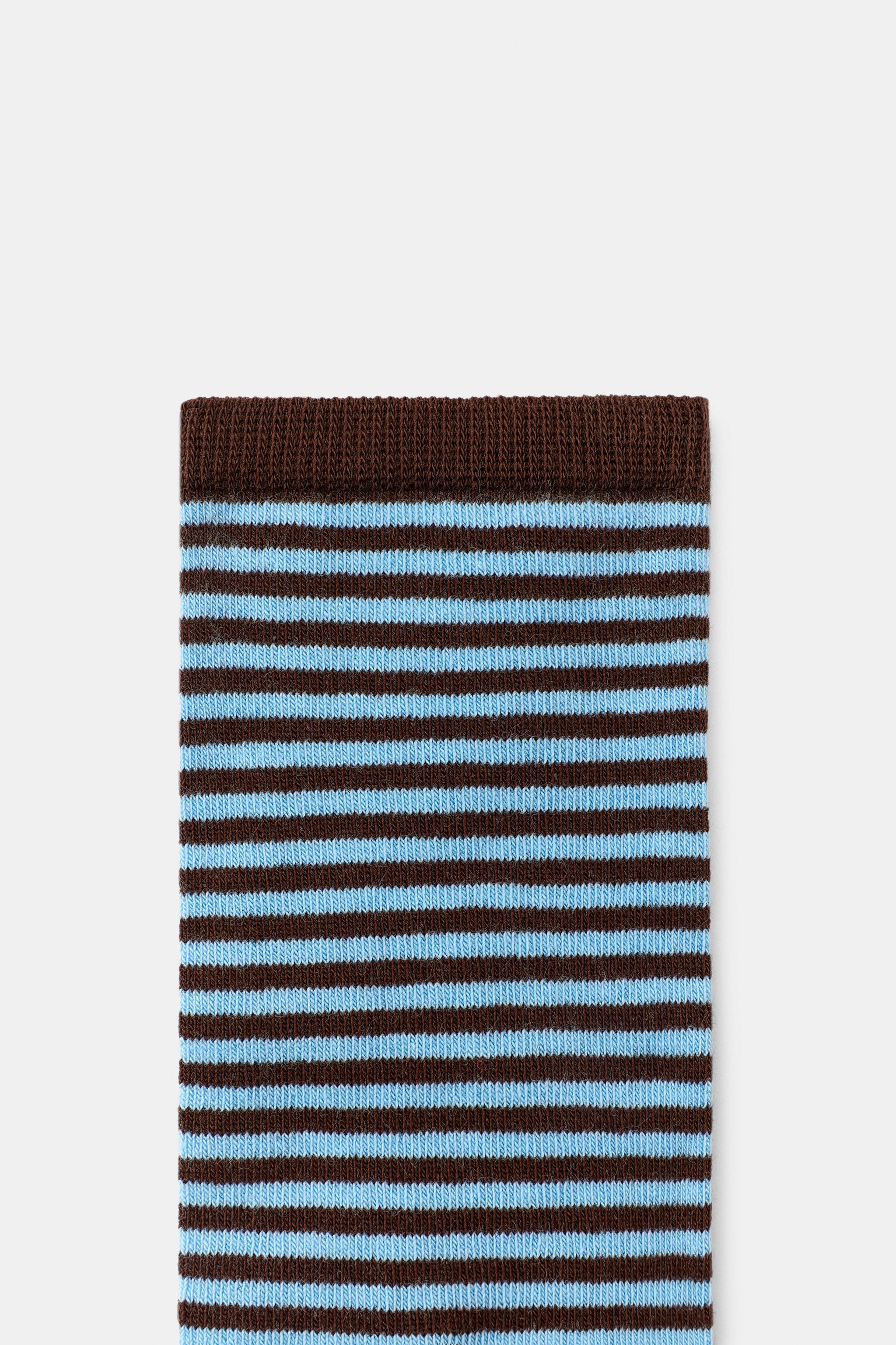 STRIPED JACQUARD SOCKS