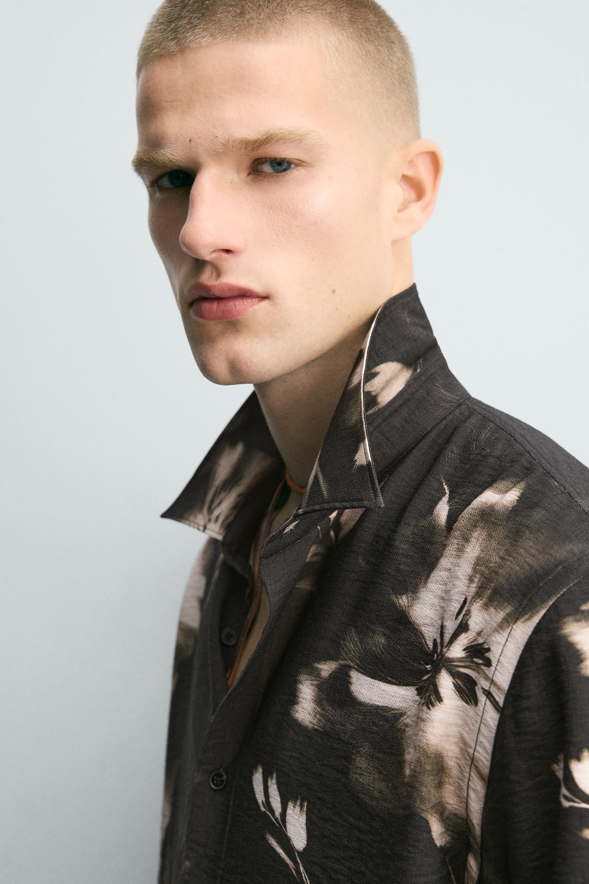 FLUID FLORAL PRINT SHIRT