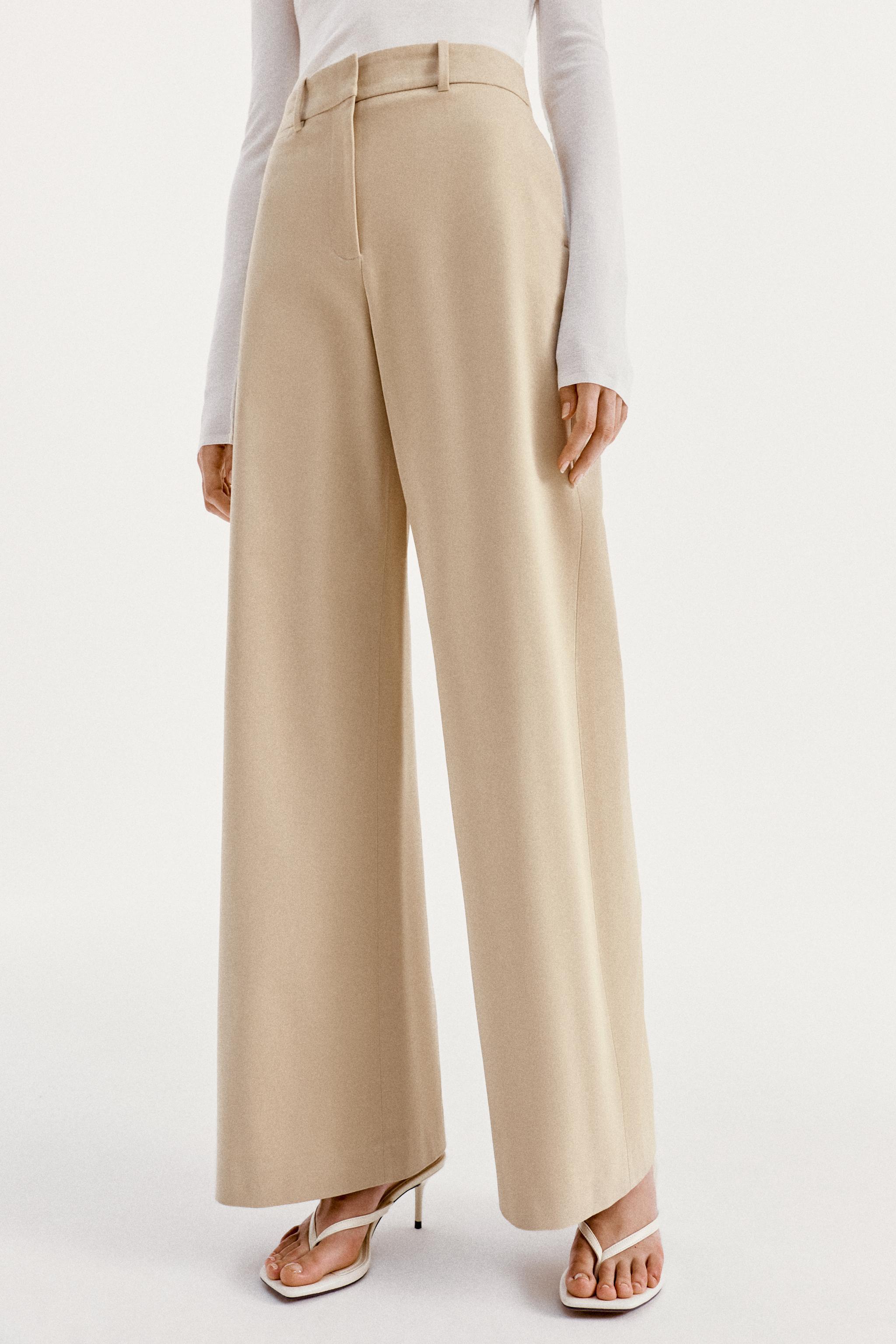 HIGH-RISE WIDE-LEG TROUSERS