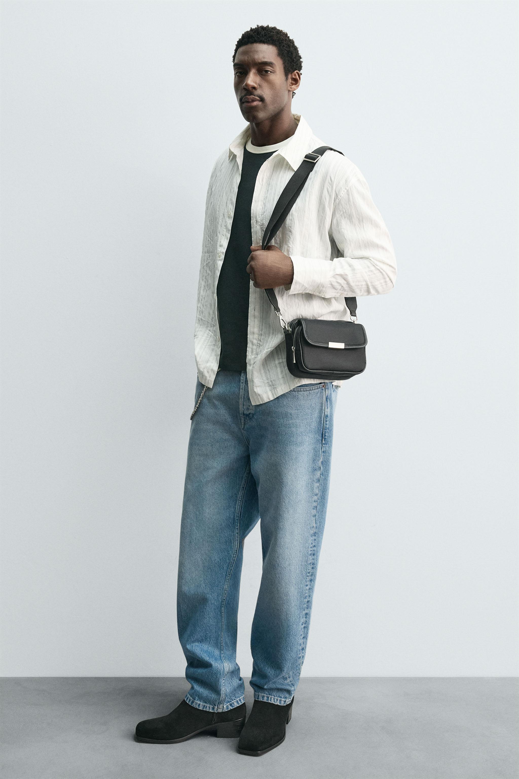 ナイロンクロスボディバッグ - ブラック | ZARA Japan / 日本