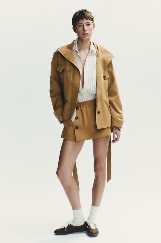 SHORT TRENCH JACKET