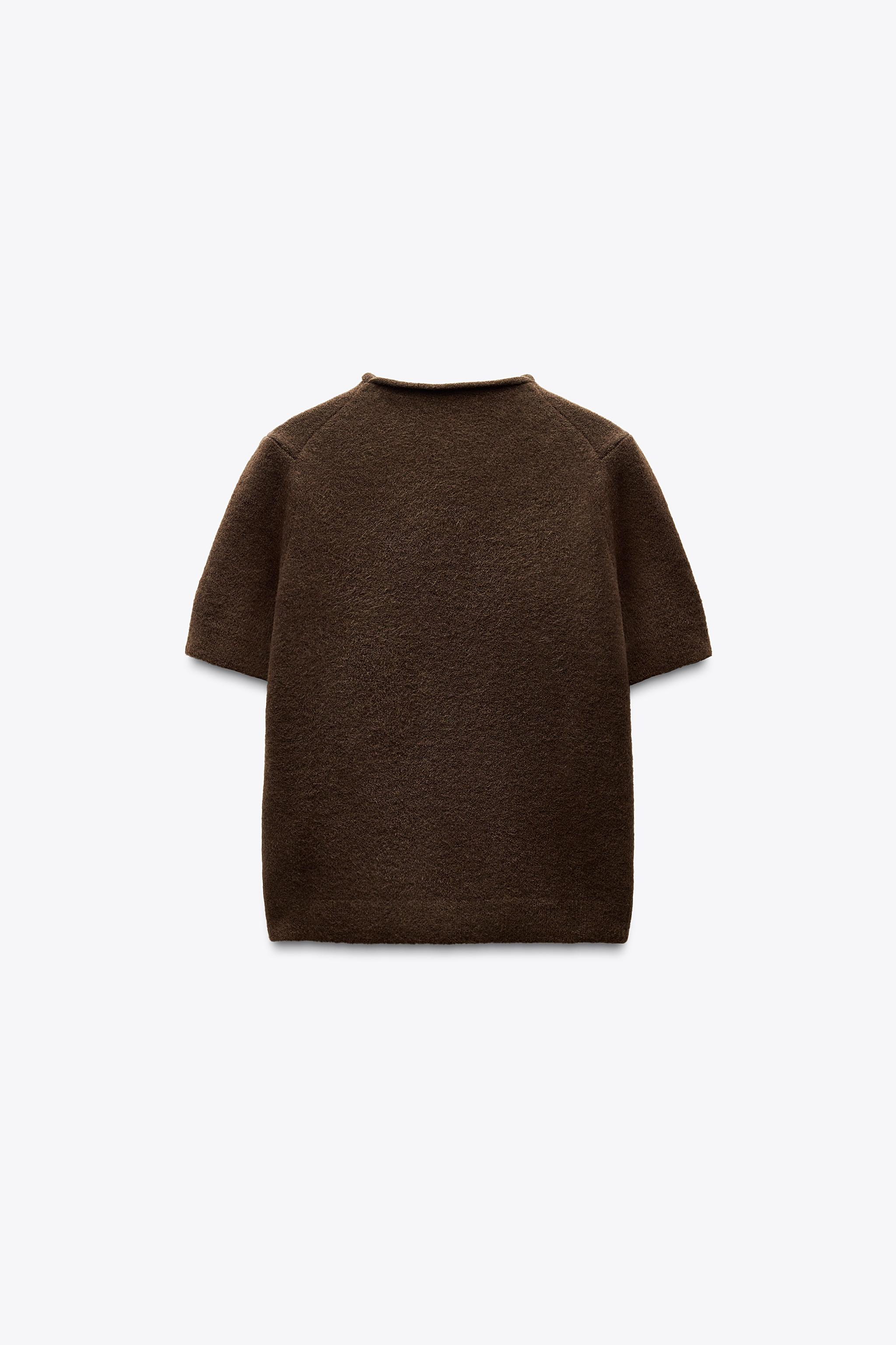 ZARA】ソフトニットショートセーター (ZARA/ニット・セーター