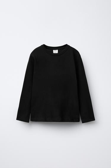 Zara BASIC T-SHIRT - Black