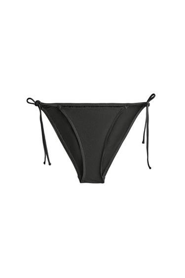 Zaras BIKINITROSA MED KNYTDETALJ - Svart