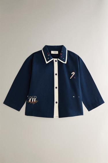 ENSEMBLE PYJAMA ENFANT PATCHS DE NOËL - MIDNIGHT BLUE de Zara - Image 1