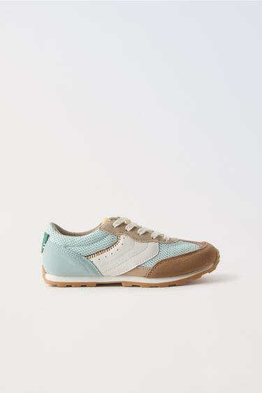 ZAPATILLA DEPORTIVA PIEL - Marrón de Zara