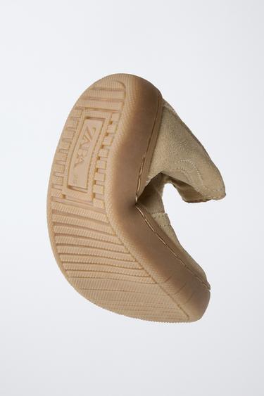 BAREFOOT LEATHER BOOTS - Sand Brown by Zara - Image 2