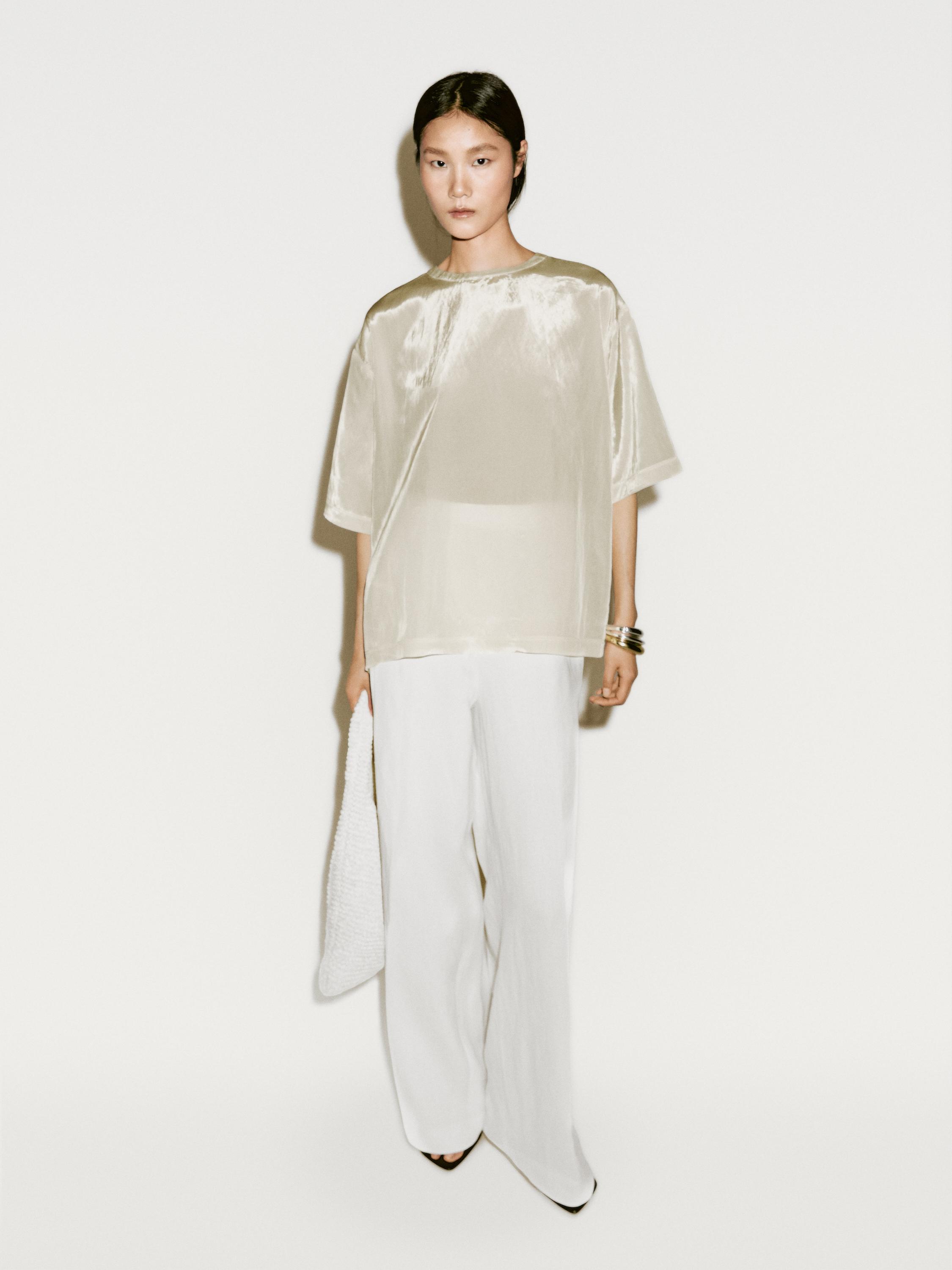 Pantalon lin fluide taille large - Limited Edition