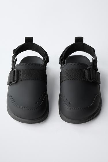 RUBBERISED CLOGS - Black by Zara - Image 3