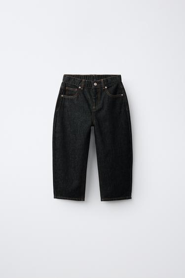 TAPERED JEANS — Black 1