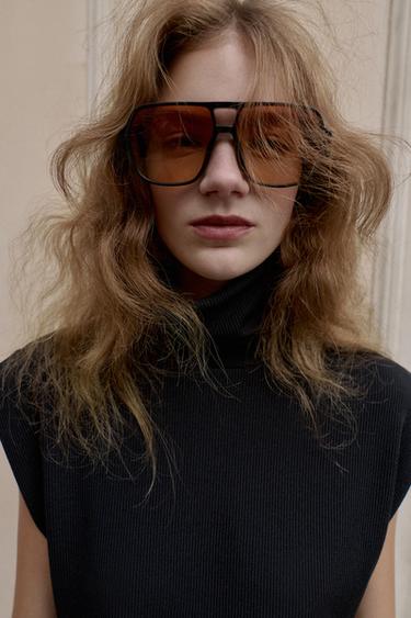 ROBE LONGUE BIMATIÈRE - Noir de Zara - Image 5