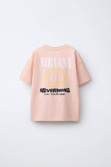NIRVANA ® PRINT T-SHIRT - Orange by Zara - Image 1