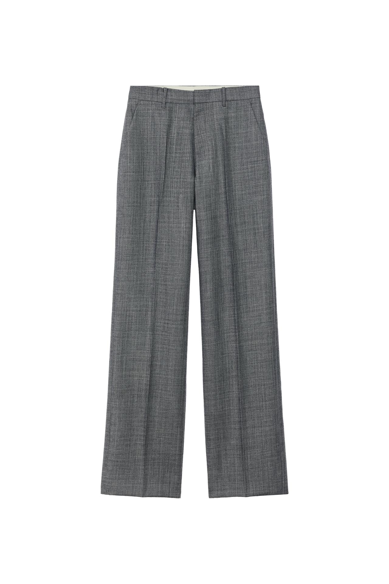 100% WOOL SUIT TROUSERS
