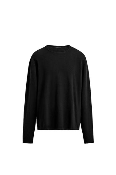WASHED TEXTURED SWEATER