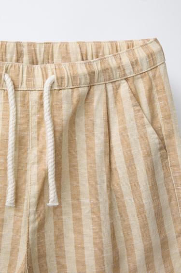 PANTALON DROIT À RAYURES - rayures de Zara - Image 2