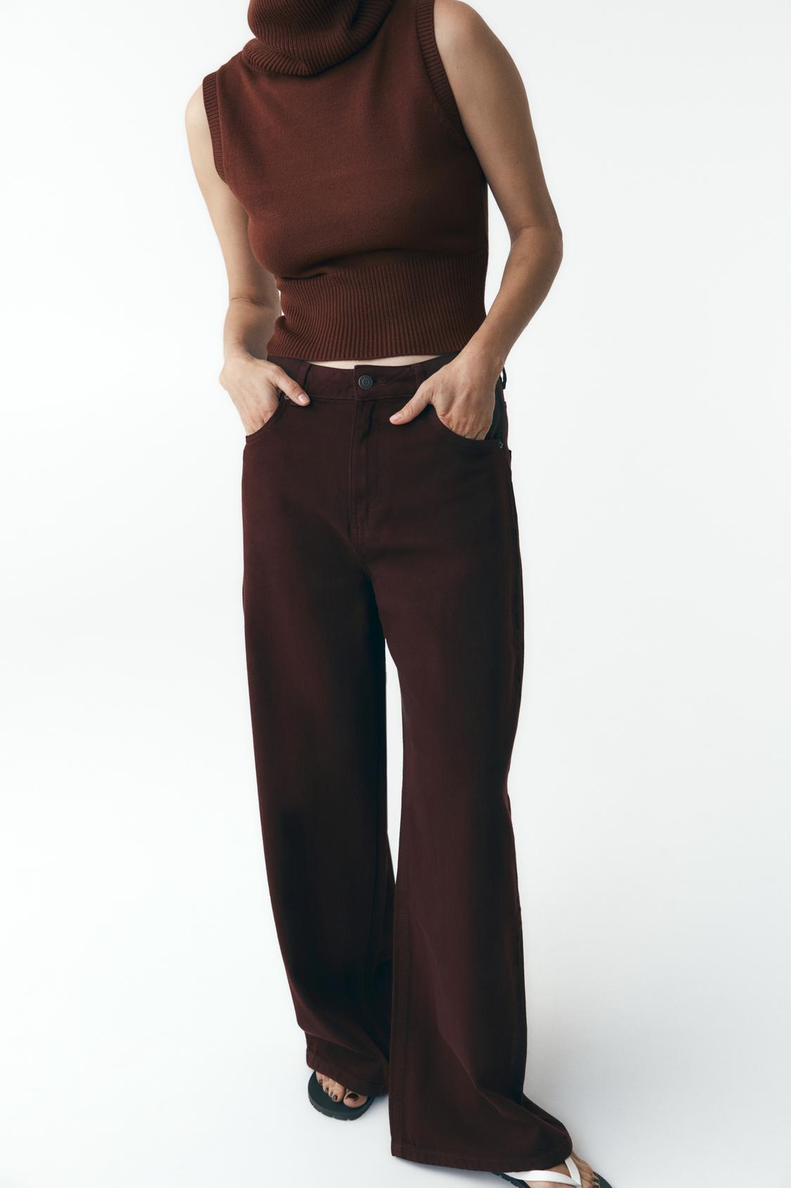 JEANS ZW COLLECTION WIDE LEG TIRO ALTO