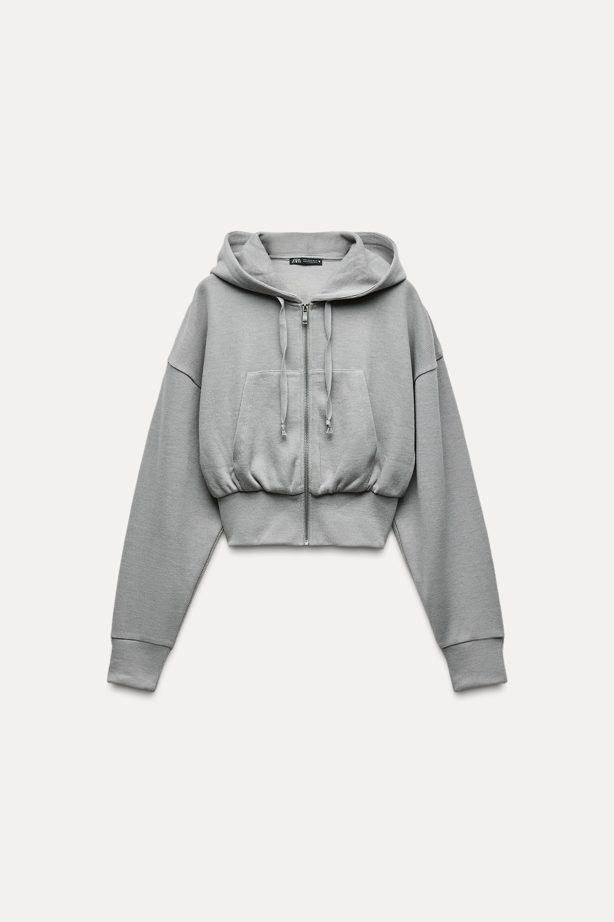 Zara soft touch sweatshirt sales