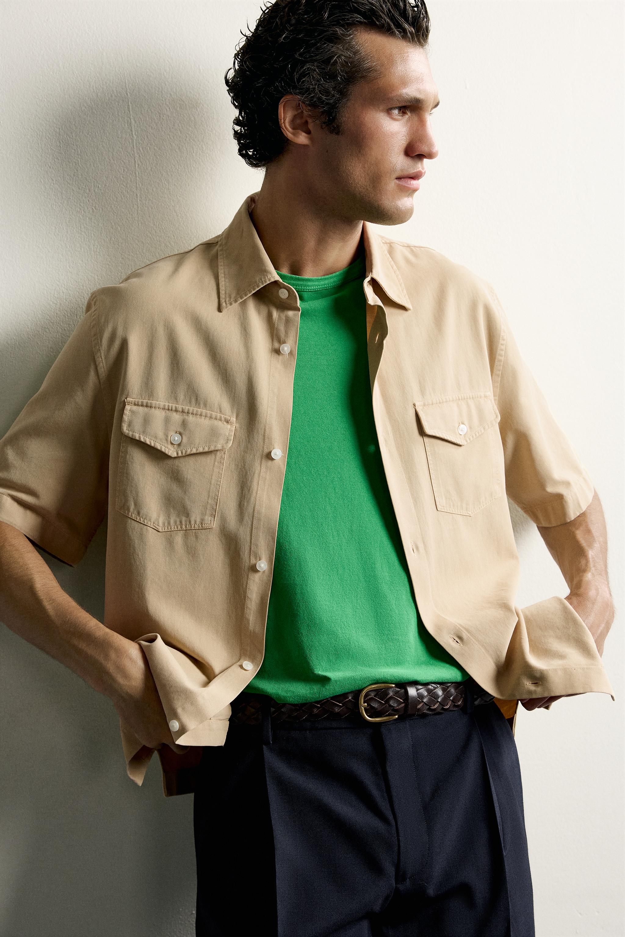 LYOCELL-COTTON REGULAR FIT SHIRT