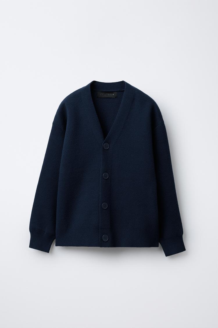 BASIC CARDIGAN Dark navy ZARA United Kingdom