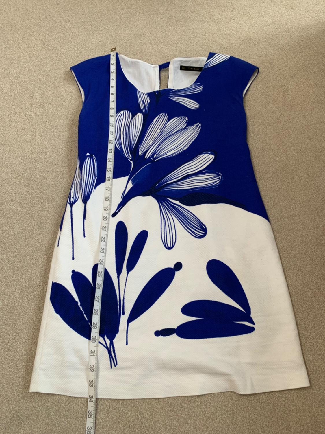 BLUE  WHITE DRESS - Image 3