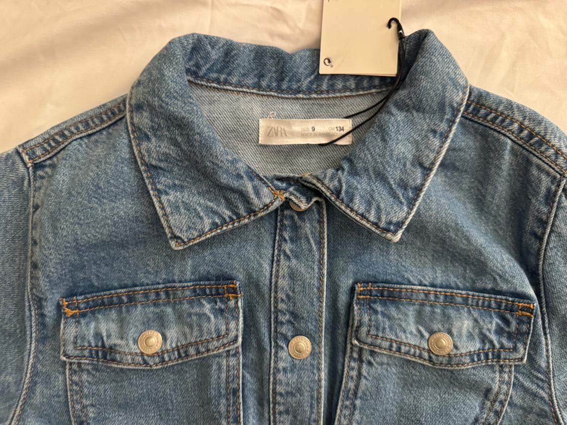 MEDIUM WASH DENIM OVERSHIRT - Image 3