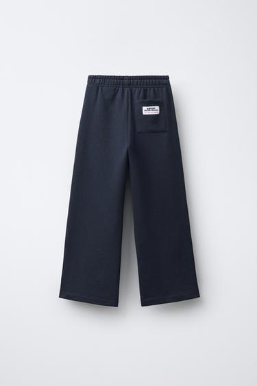 PANTALON MOLLETON WIDE LEG KPOP DEMON HUNTERS™ NETFLIX © - Gris anthracite de Zara - Image 1