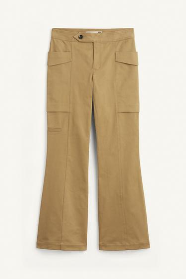 FLR TRSRS - camel by Zara