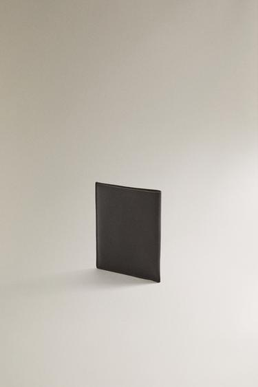 PORTE-DOCUMENTS DE VOYAGE EN CUIR - Marron chocolat de Zara - Image 3