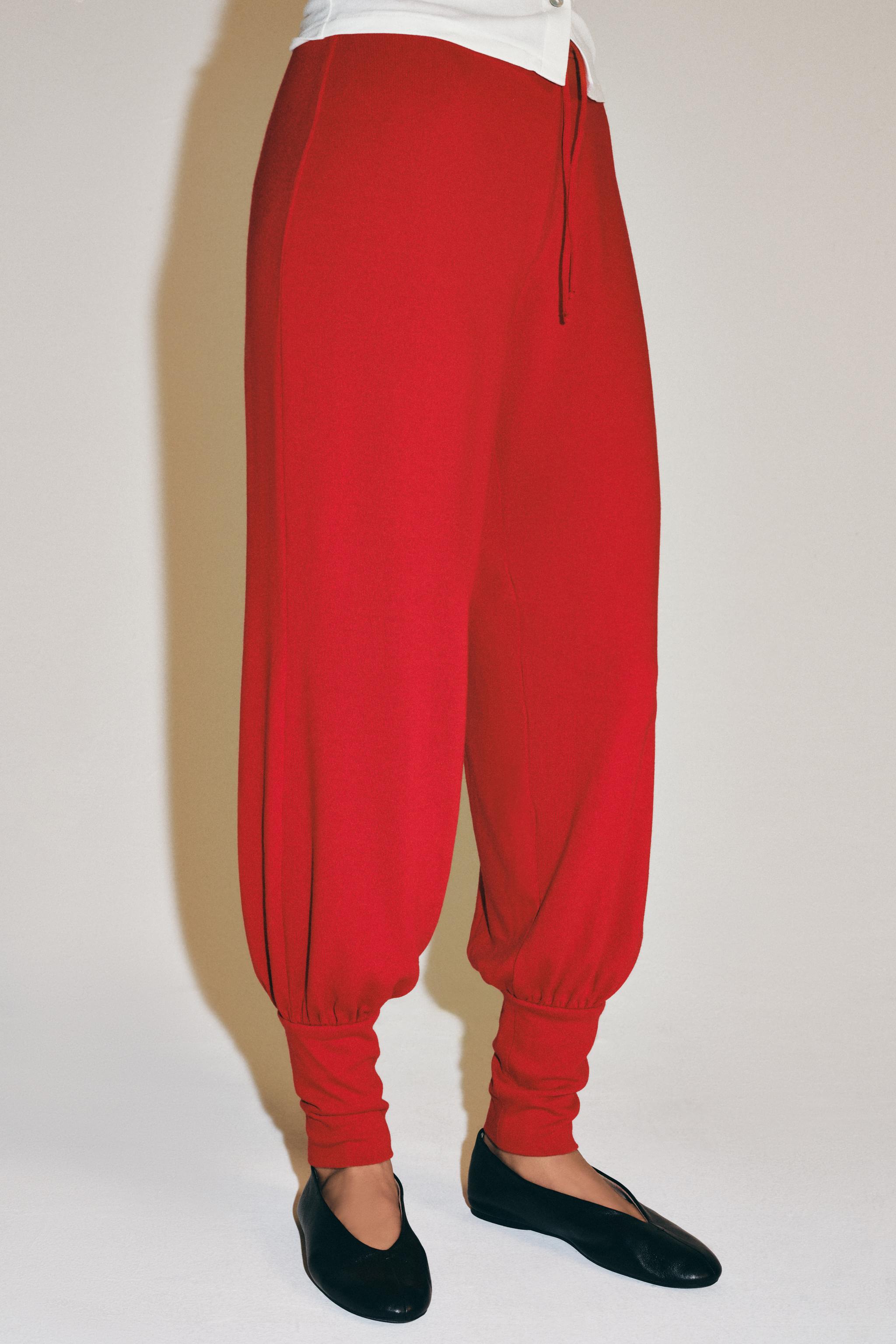 BLOOMER PANTS — Red
