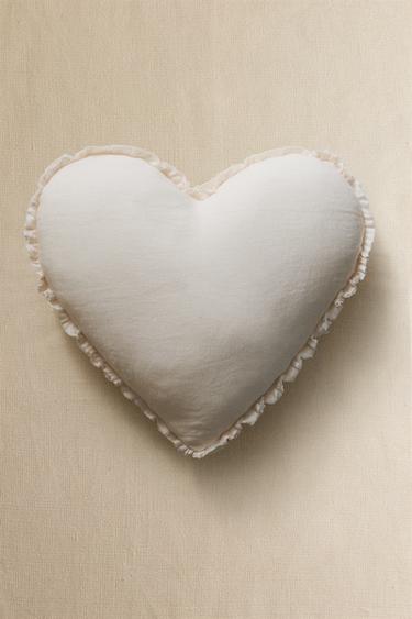 COUSSIN ENFANT CŒUR - Rose pastel de Zara