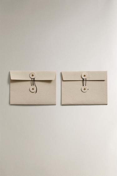 ENVELOPPES PAPIER (LOT DE 2) - Beige de Zara - Image 0