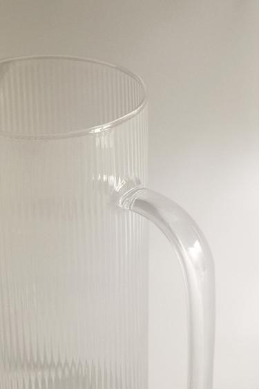 BOROSILICATE JUG WITH LINE DESIGN -  by Zara - Image 2