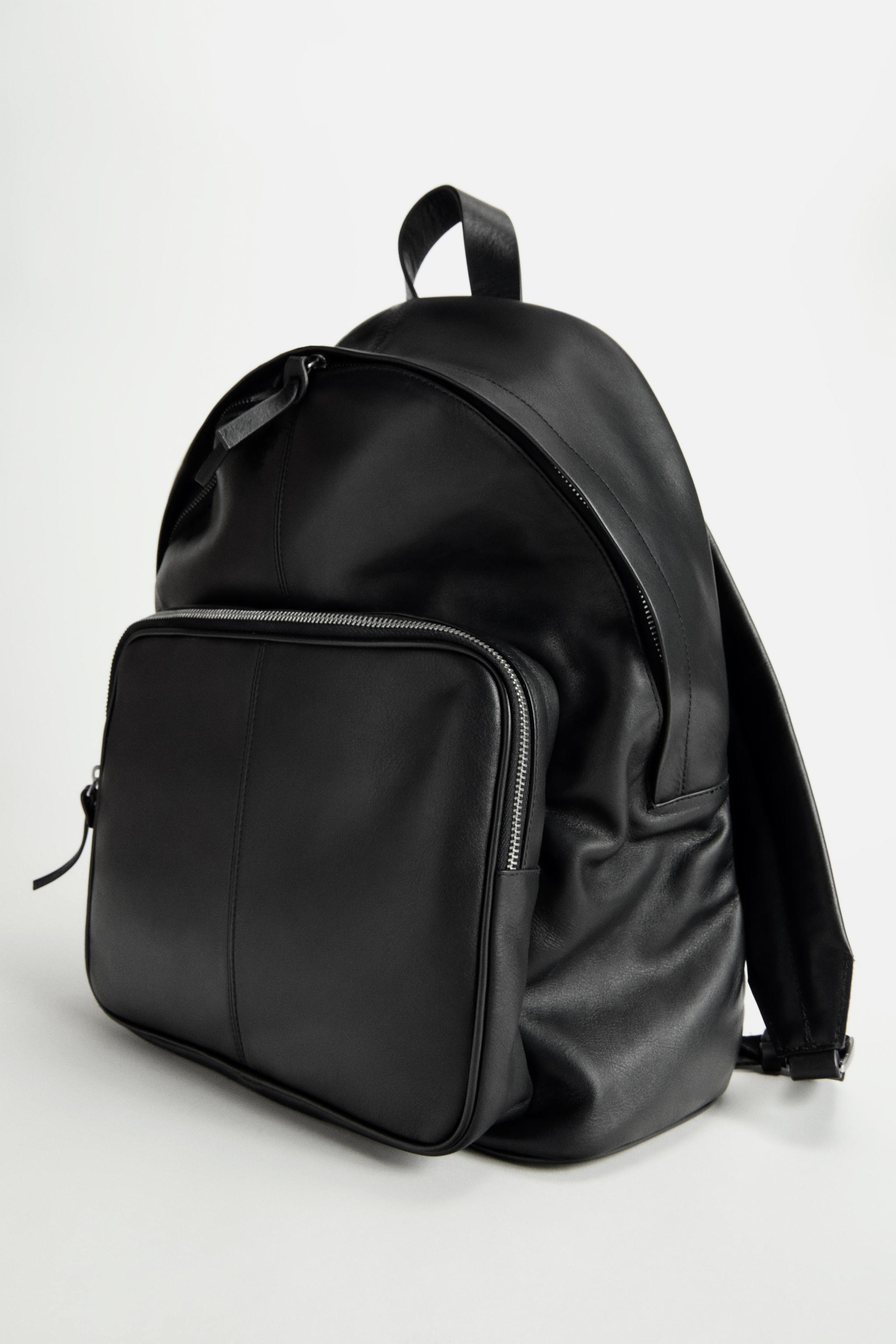 美品❣️ ZARA MAN 3way リュック ショルダーバッグ レザー シボ革
