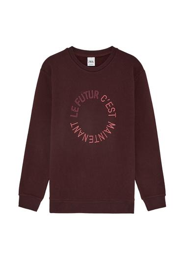 EMBROIDERED SWEATSHIRT