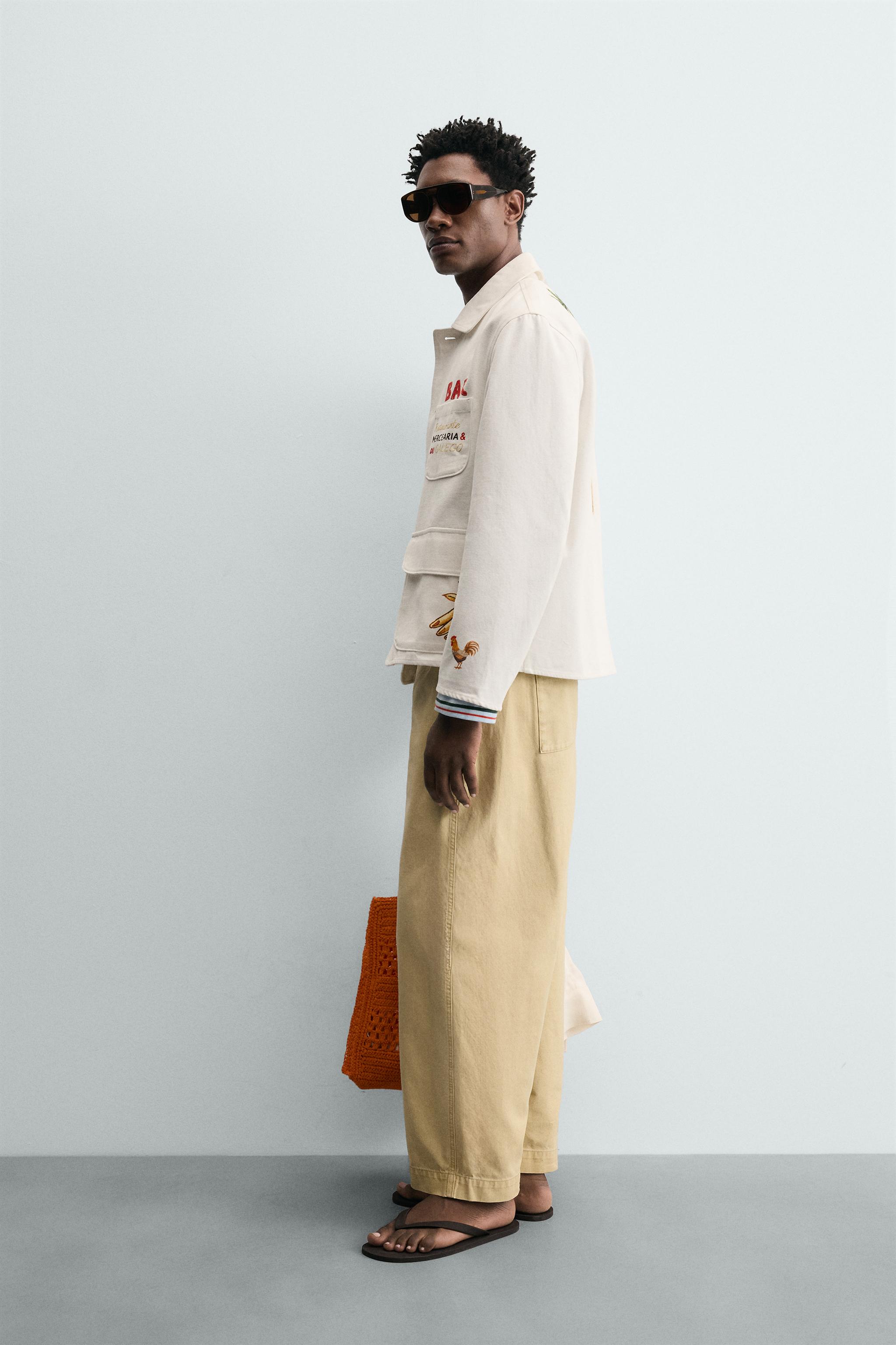 WASHED BALLOON FIT PANTS