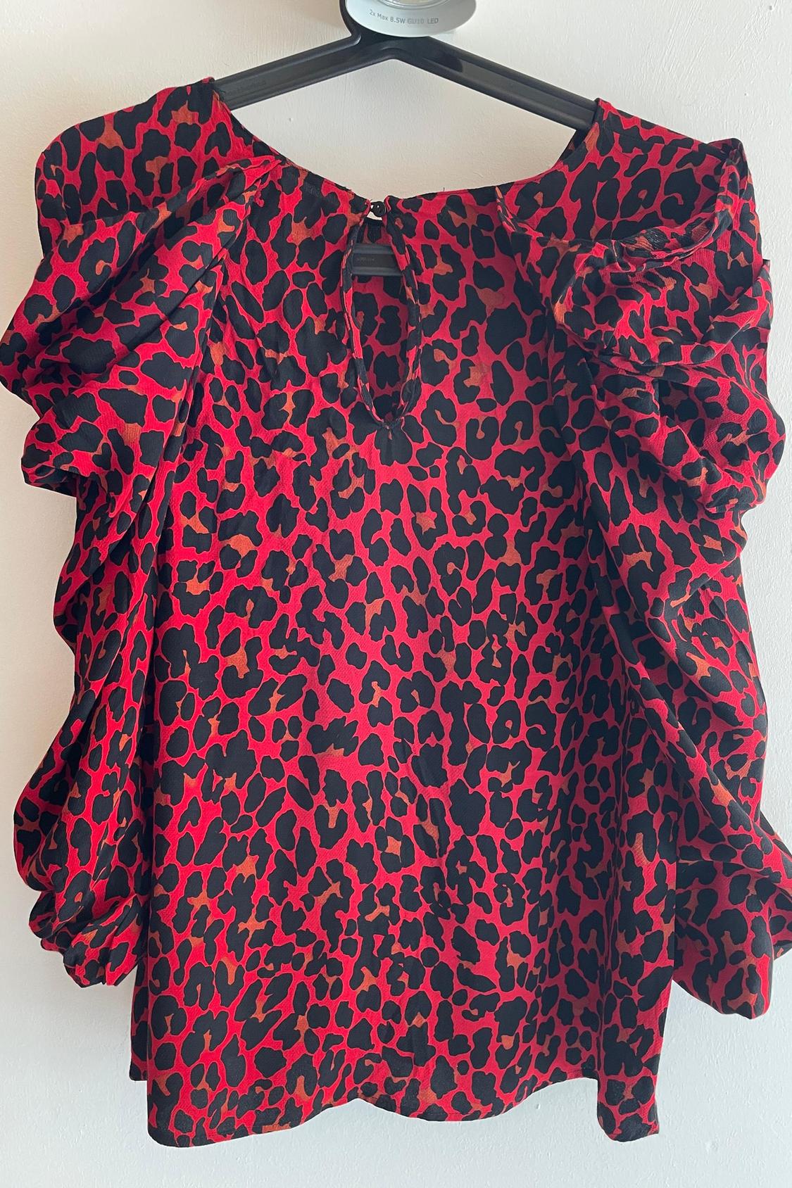 BLUSA ESTAMPADO ANIMAL DRAPEADO - Image 2