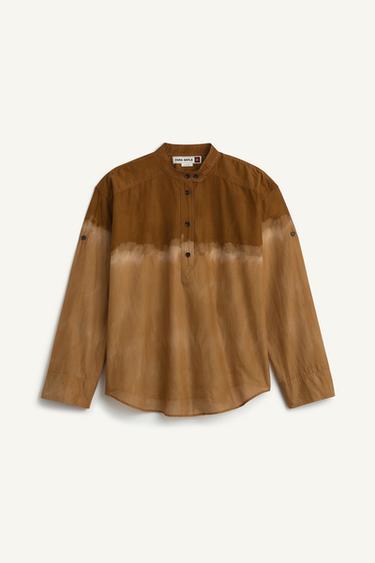 CHEMISE IMPRIMÉE 16 - Sable / Chiné de Zara