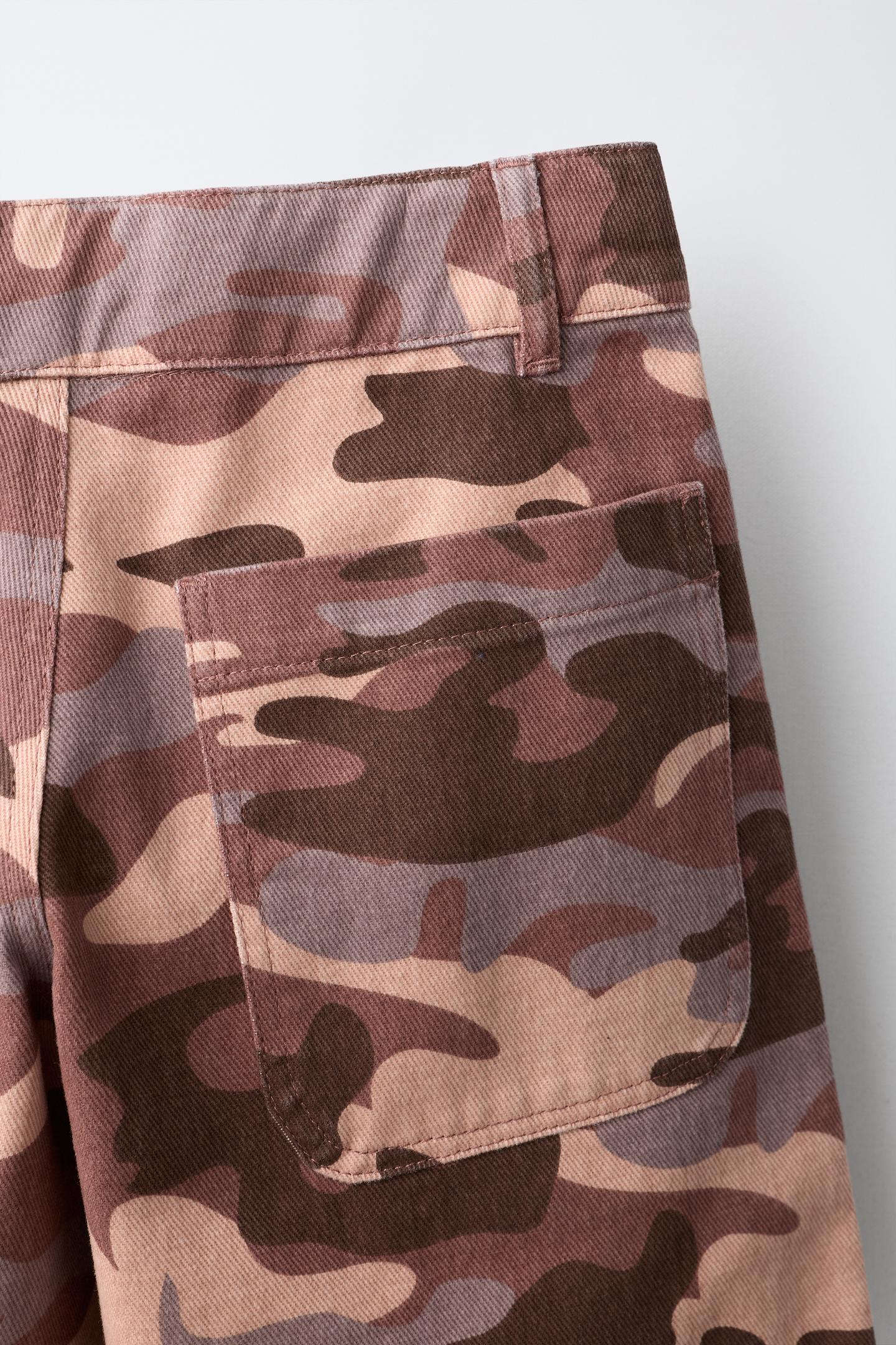 Детские брюки Zara Printed Barrel, цвет: Коричневый — фото 5