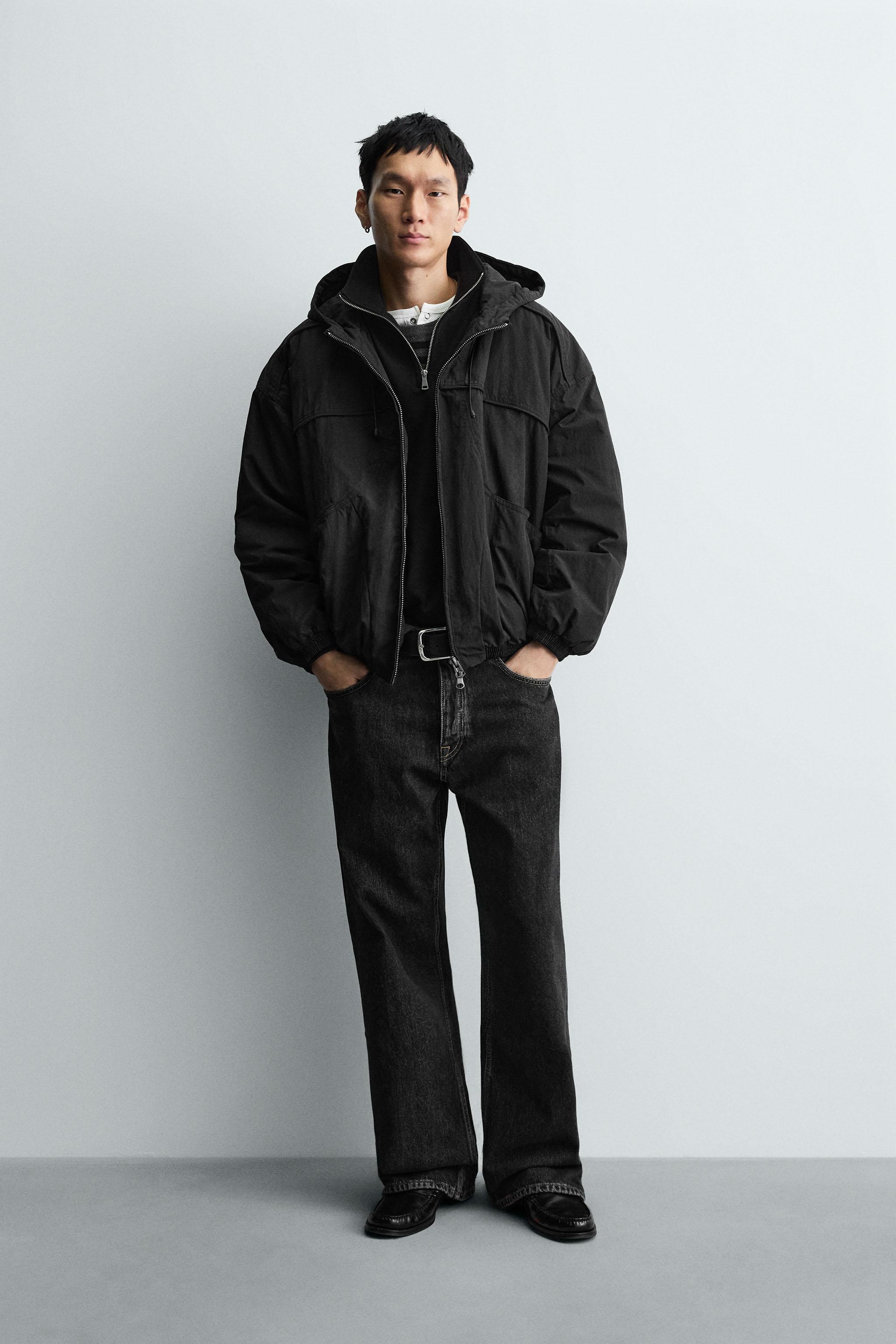 テクニカルキルティングジャケット - ブラック | ZARA Japan / 日本