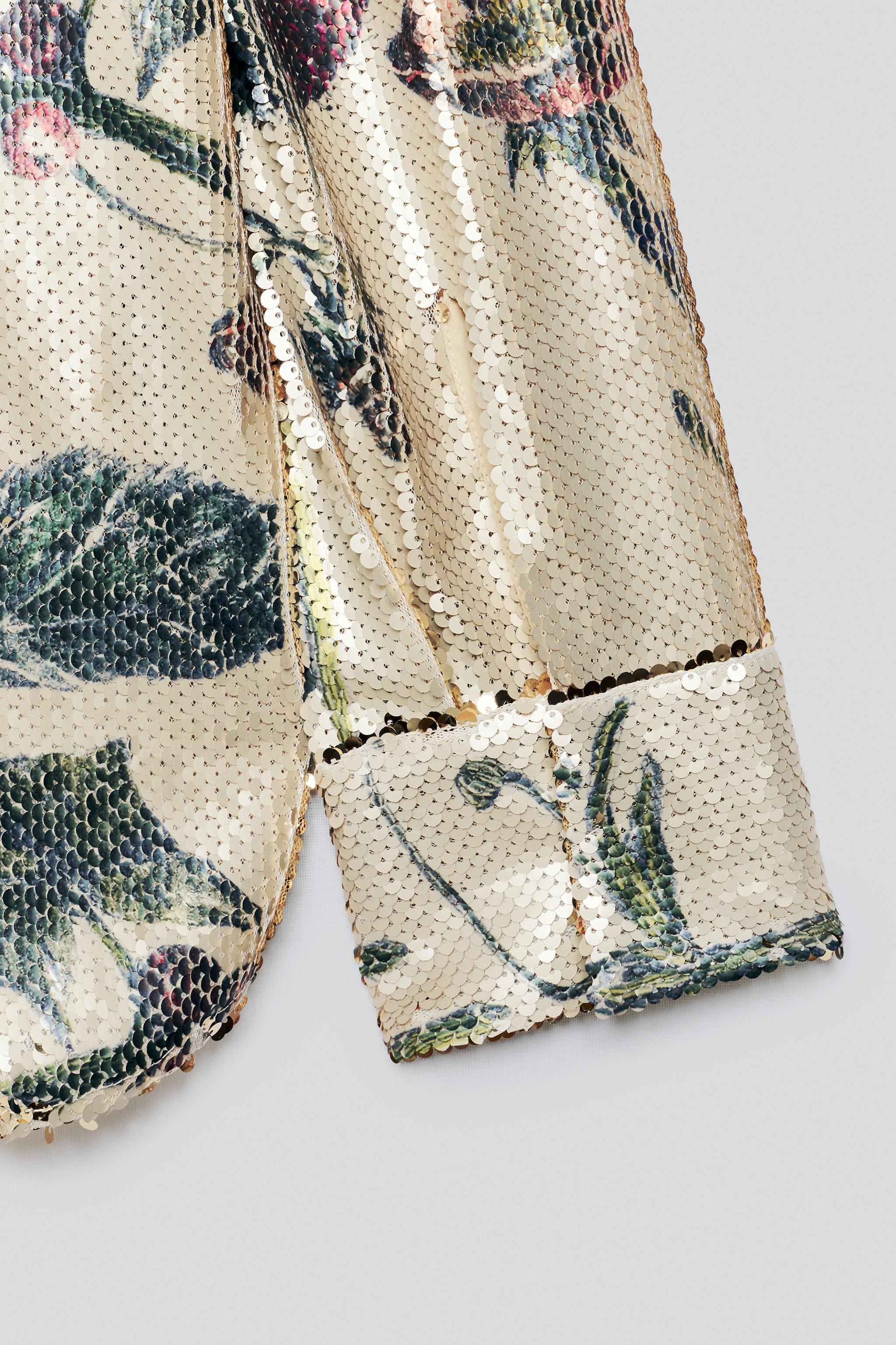 CHEMISE IMPRIMÉE À PAILLETTES